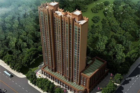 富贵牡丹园4楼95平两室精装带车库68万可按揭